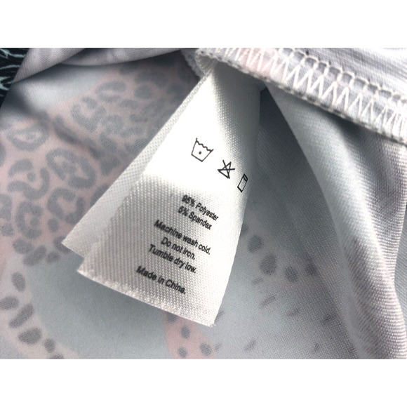 Greenside Golf Men's Polo Shirt African Oasis Medium Cheetah Flamingo Tropical - Picture 7 of 16